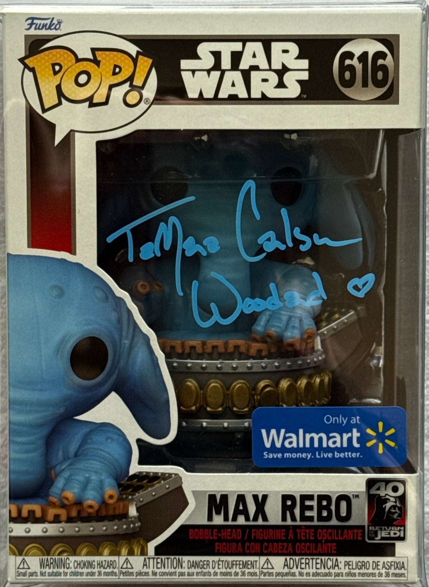 TaMara Carlson Woodard "Star Wars Book of Boba Fett" signed Funko POP