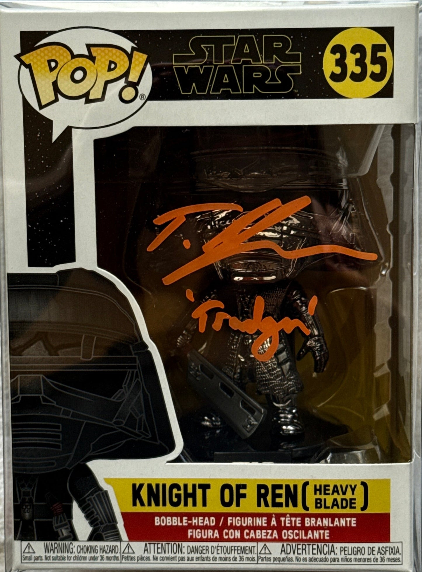 Tom Rodgers "Star Wars Rise of Skywalker" signed Funko POP