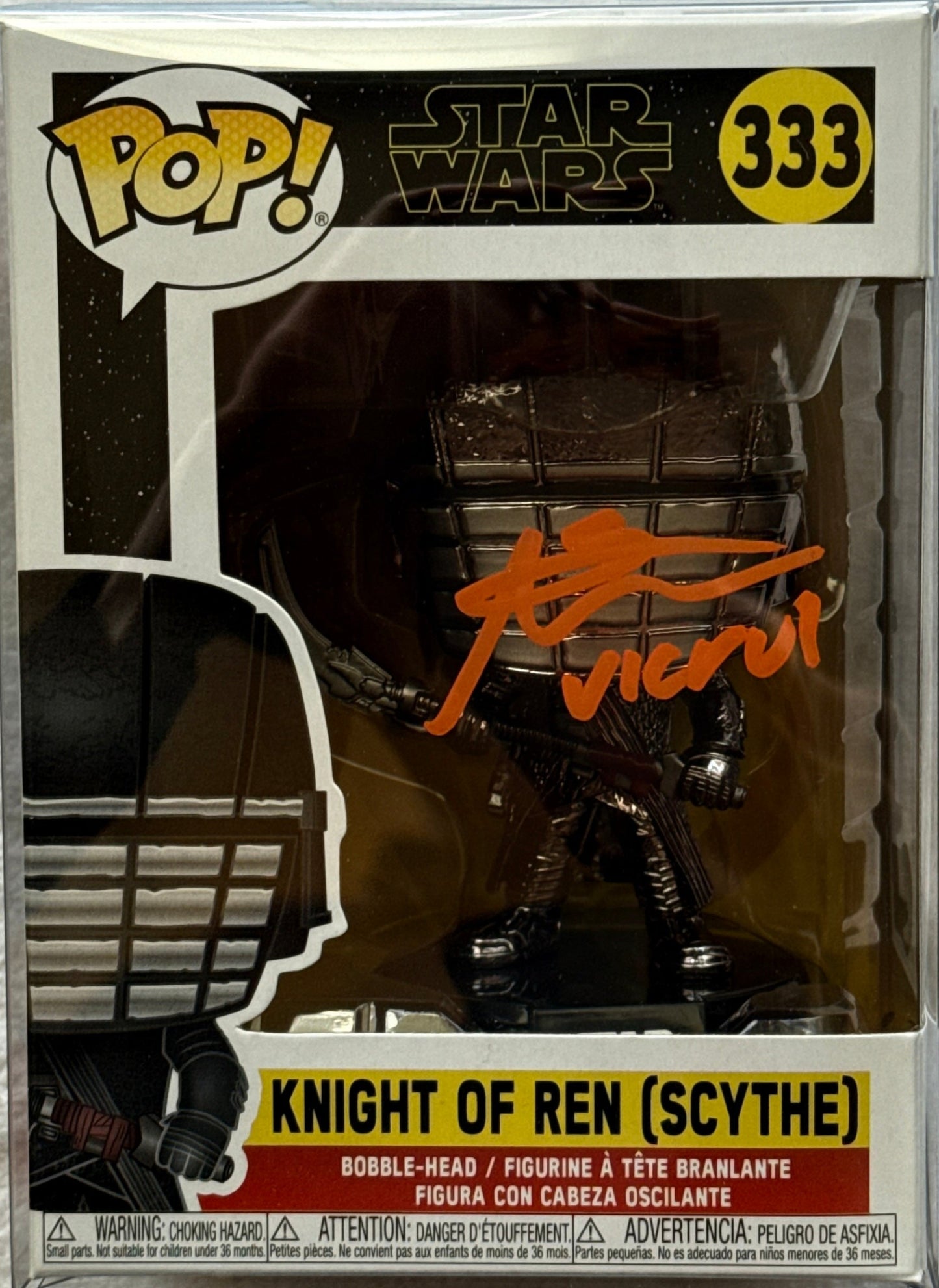 Anton Simpson-Tidy "Star Wars Rise of Skywalker" signed Funko POP