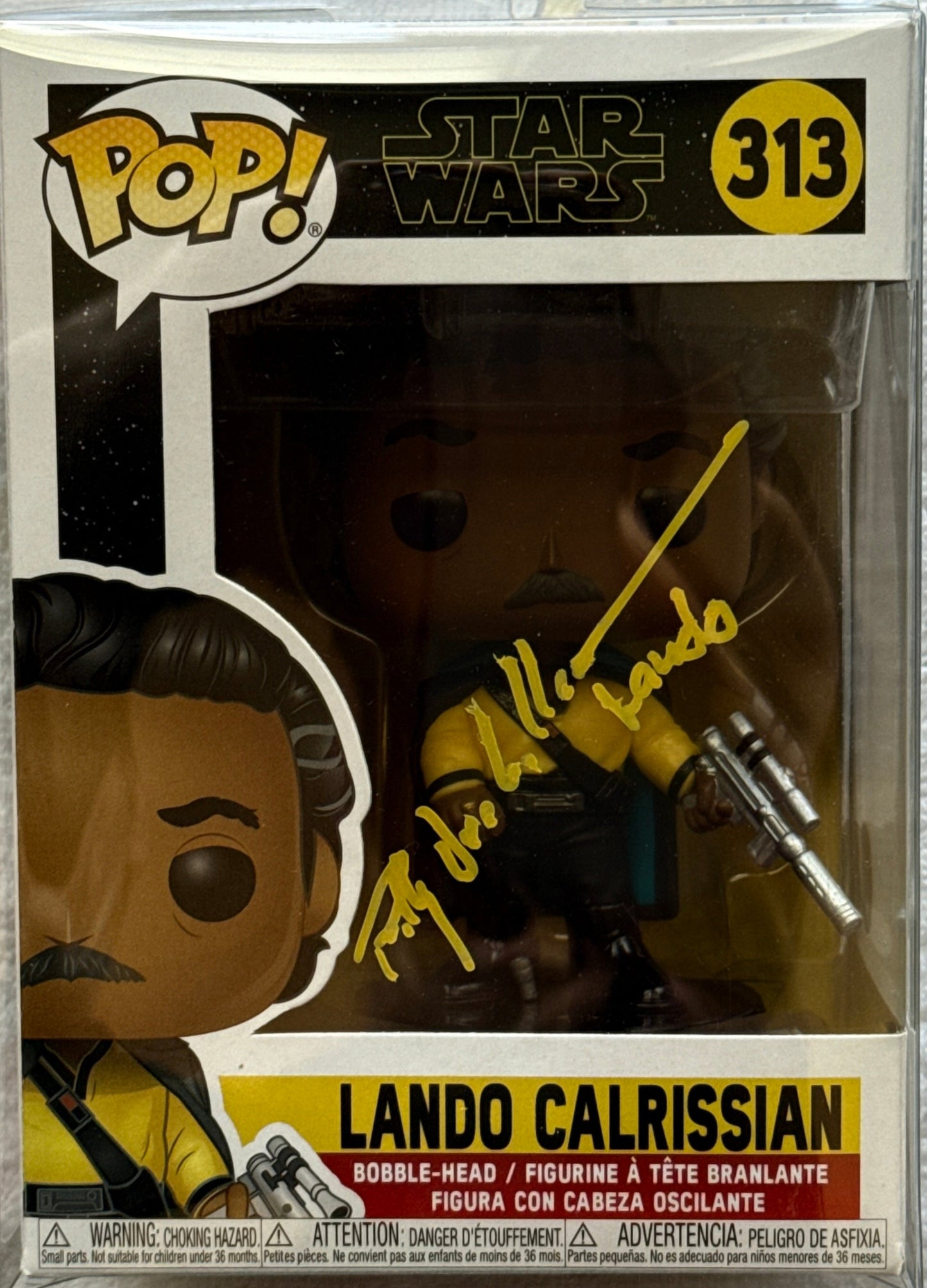 Billy Dee Williams "Star Wars Rise of Skywalker" signed Funko POP