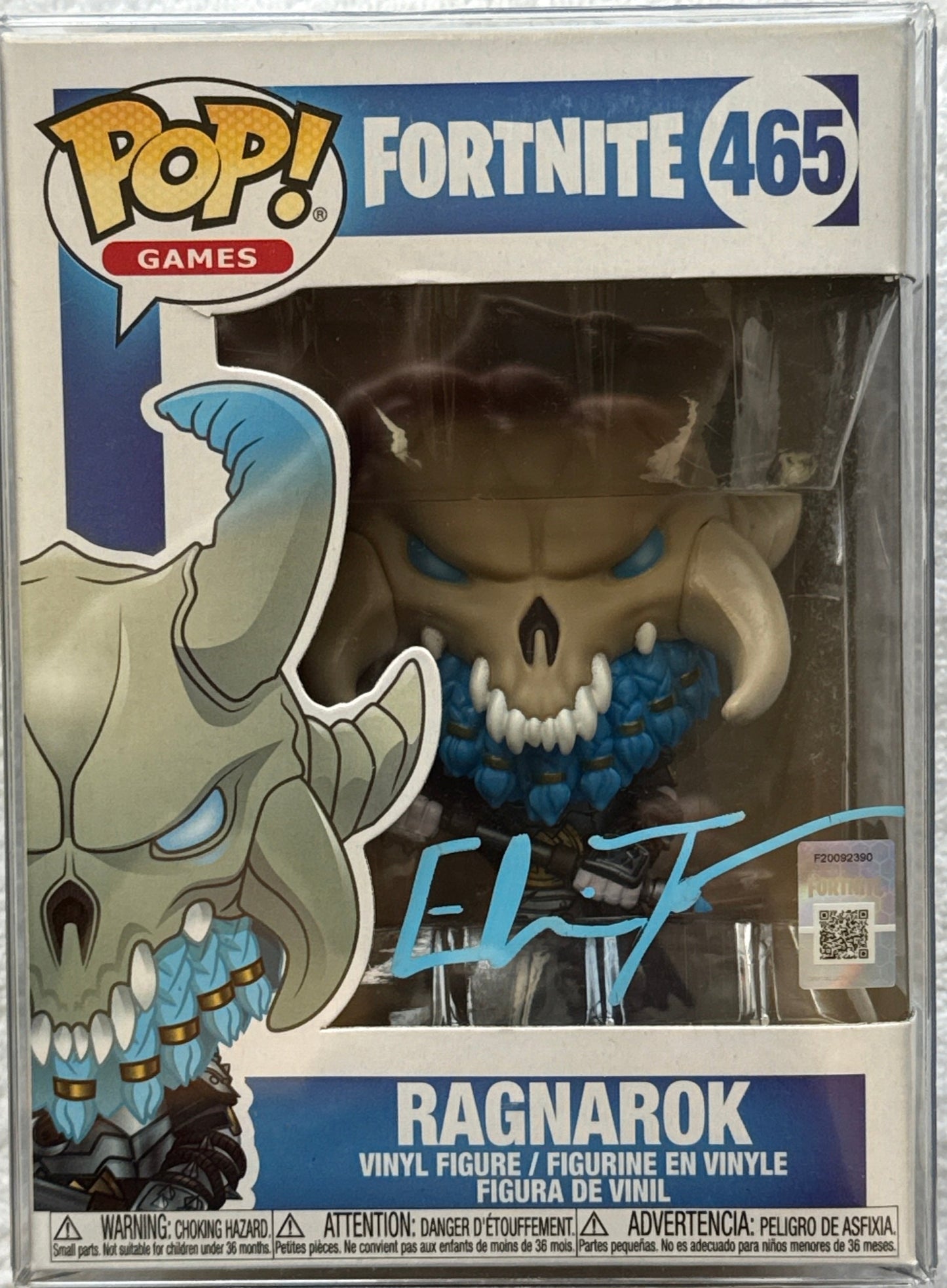 Elias Toufexis "Fortnite" signed Funko POP