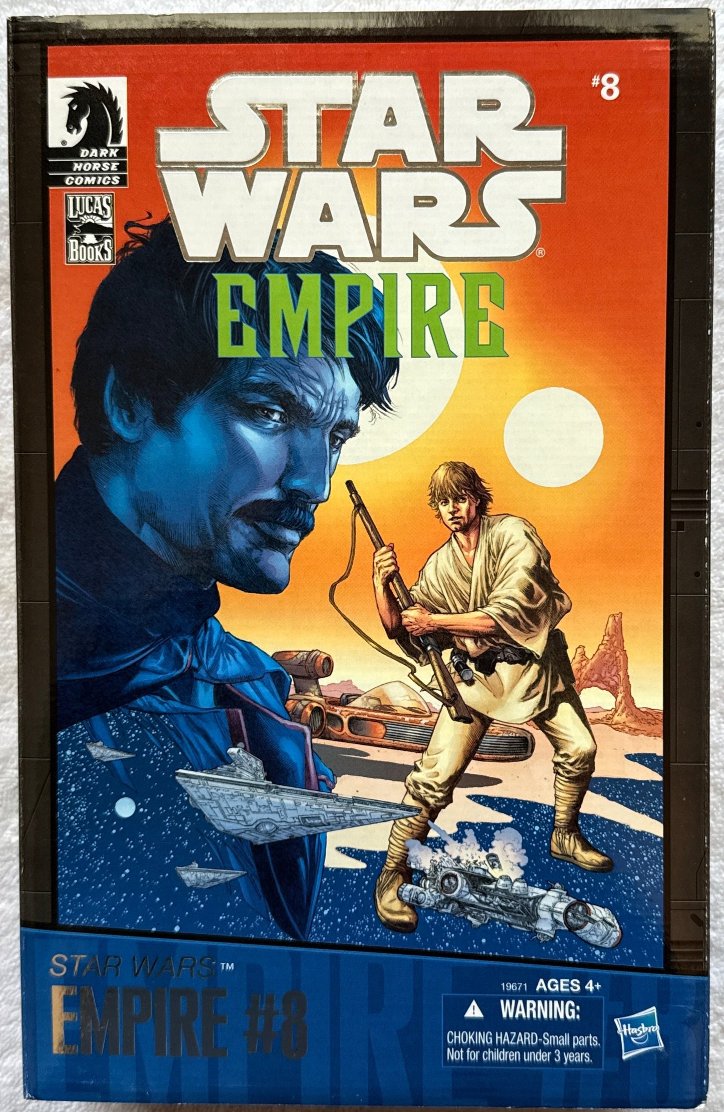 Anthony Forrest & Skyler Bible "Star Wars Empire #8" dual signed action figure set