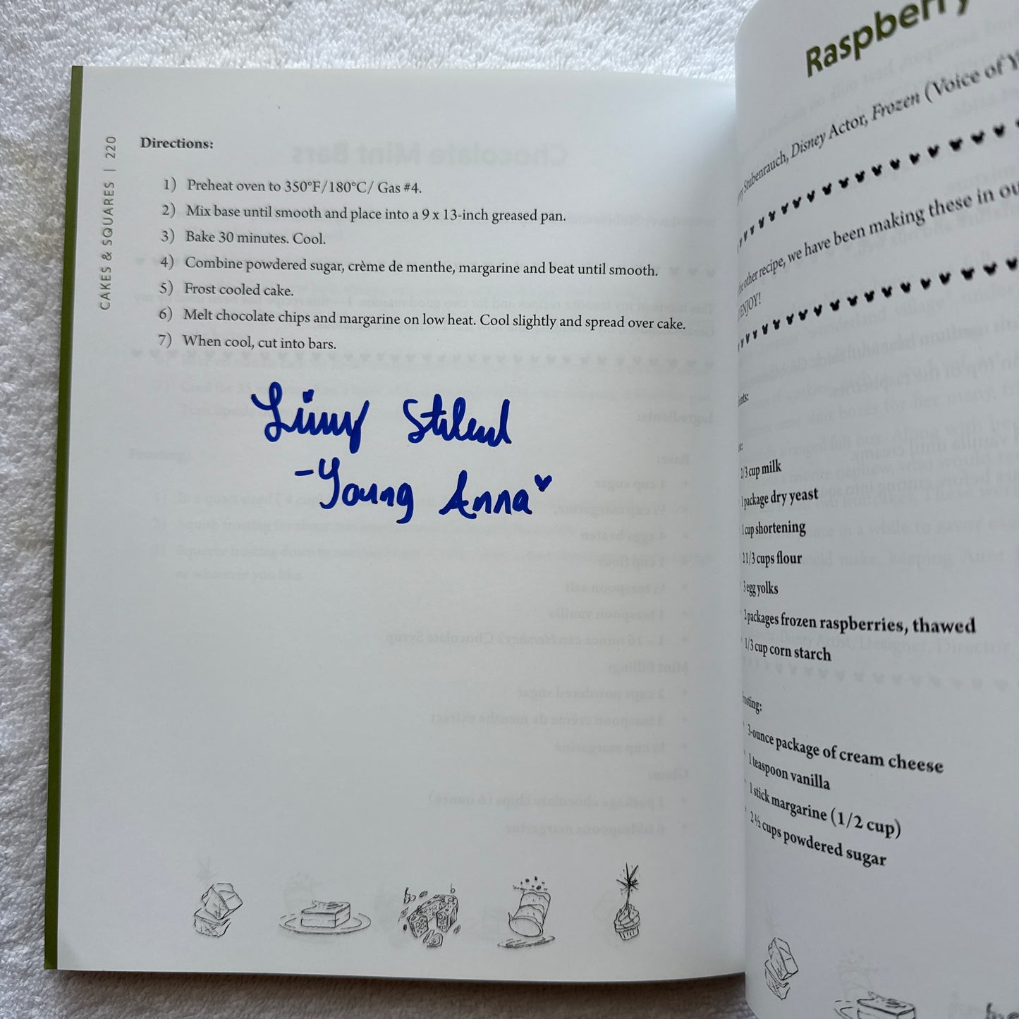 Disney Cookbook signed by the author & 12 celebrities - for charity!