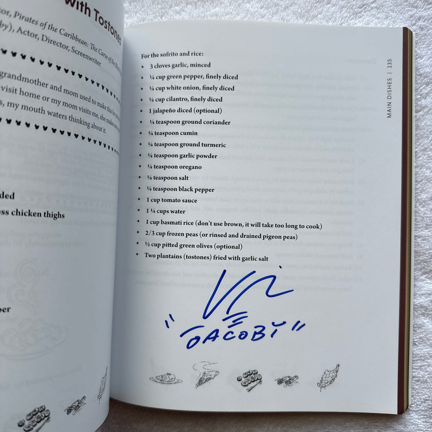 Disney Cookbook signed by the author & 12 celebrities - for charity!