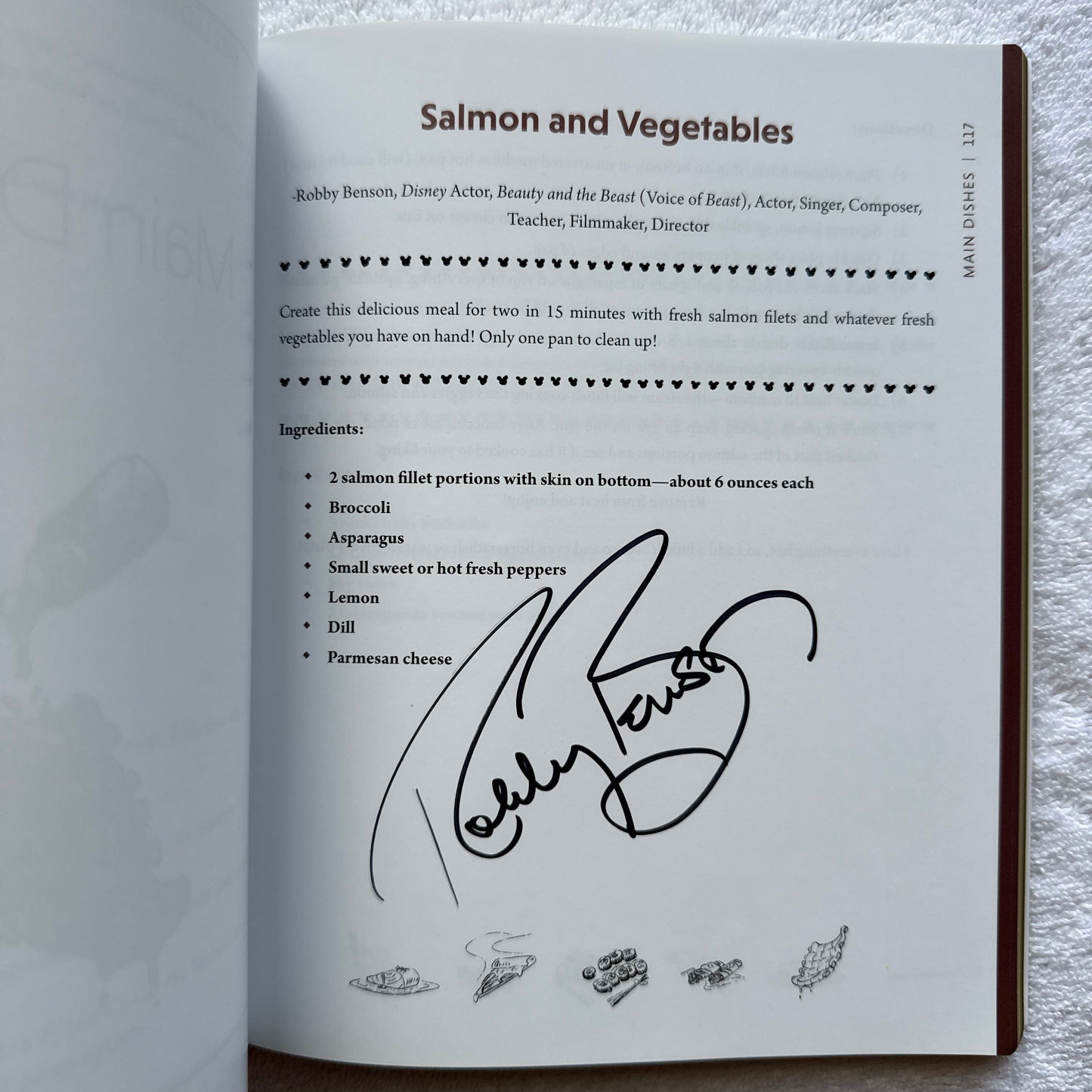 Disney Cookbook signed by the author & 12 celebrities - for charity!