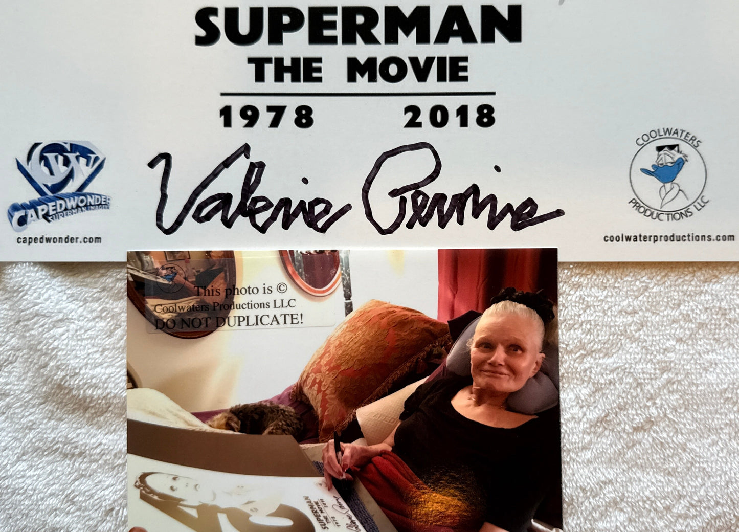 Valerie Perrine "SUPERMAN The Movie" signed 11x17 limited edition art