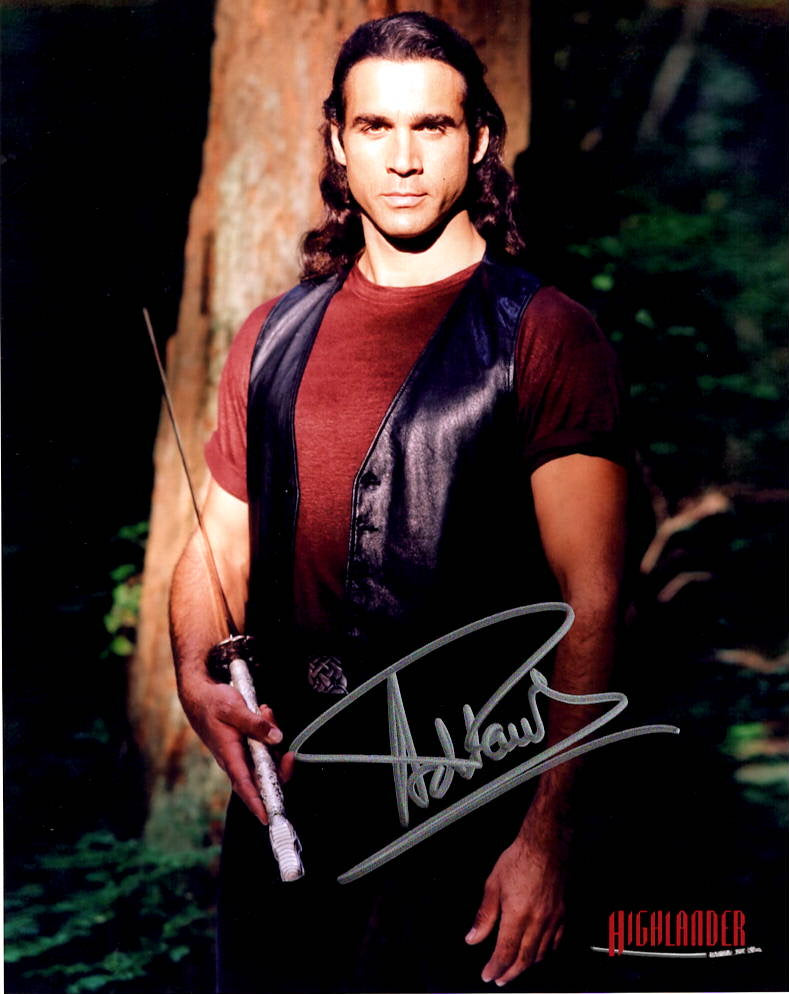 Adrian Paul "Highlander" signed 8x10 photo