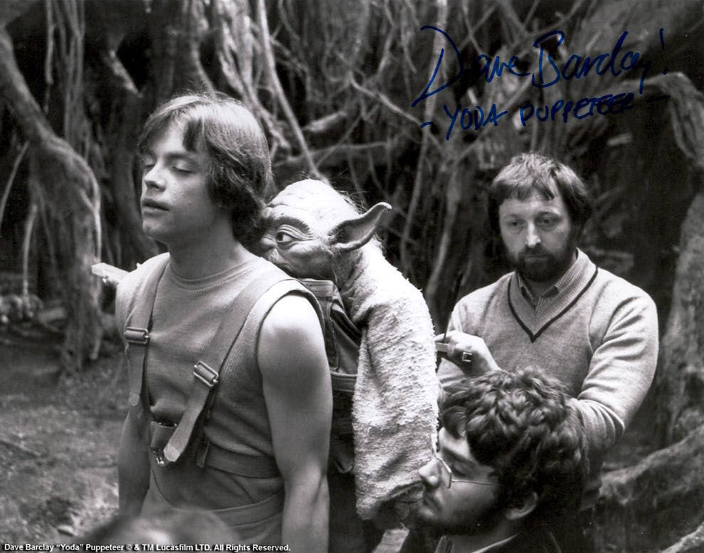 Dave Barclay "Star Wars The Empire Strikes Back" signed 8x10 photo