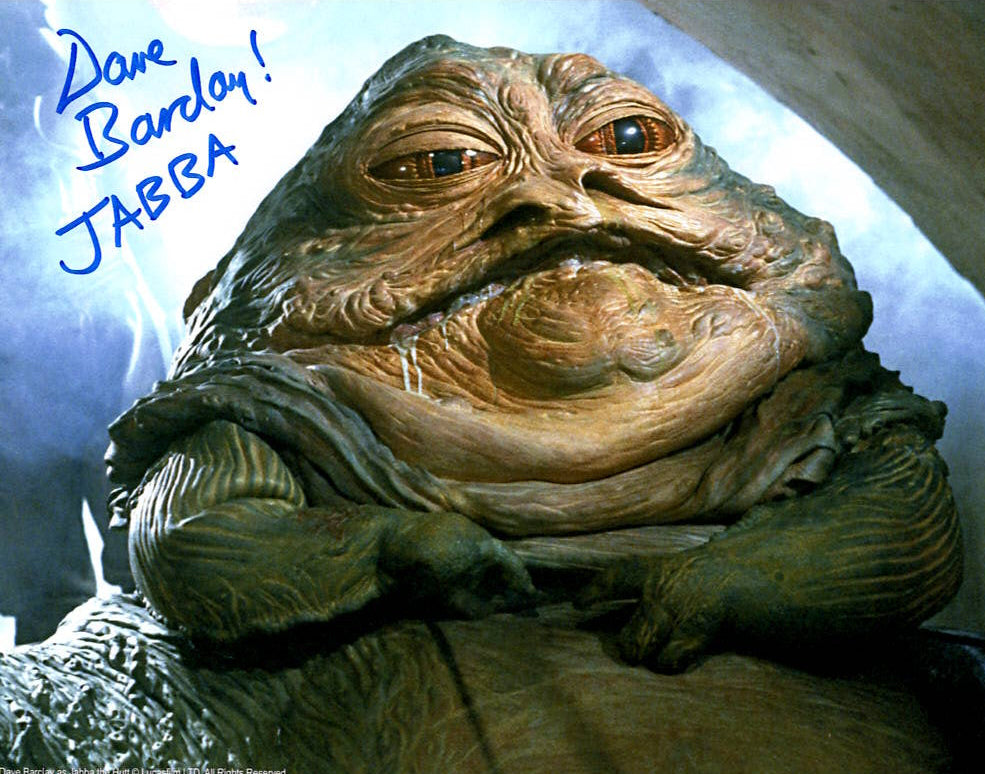 Dave Barclay "Star Wars Return of the Jedi" signed 8x10 photo