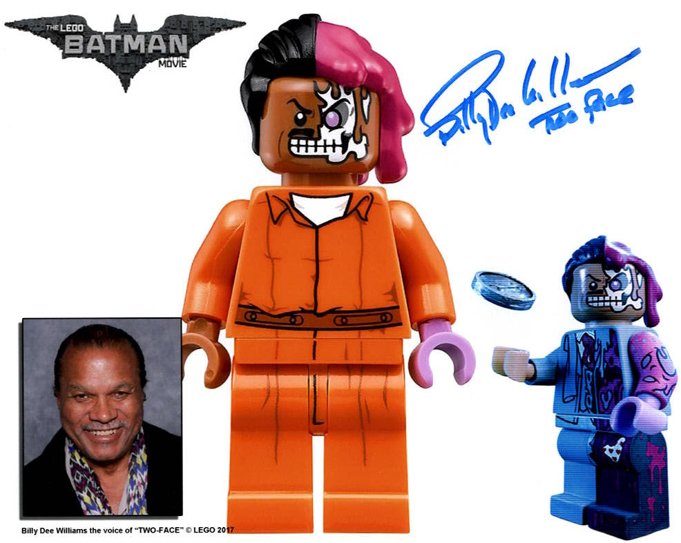 Billy Dee Williams "The Lego Batman Movie" signed 8x10 photo