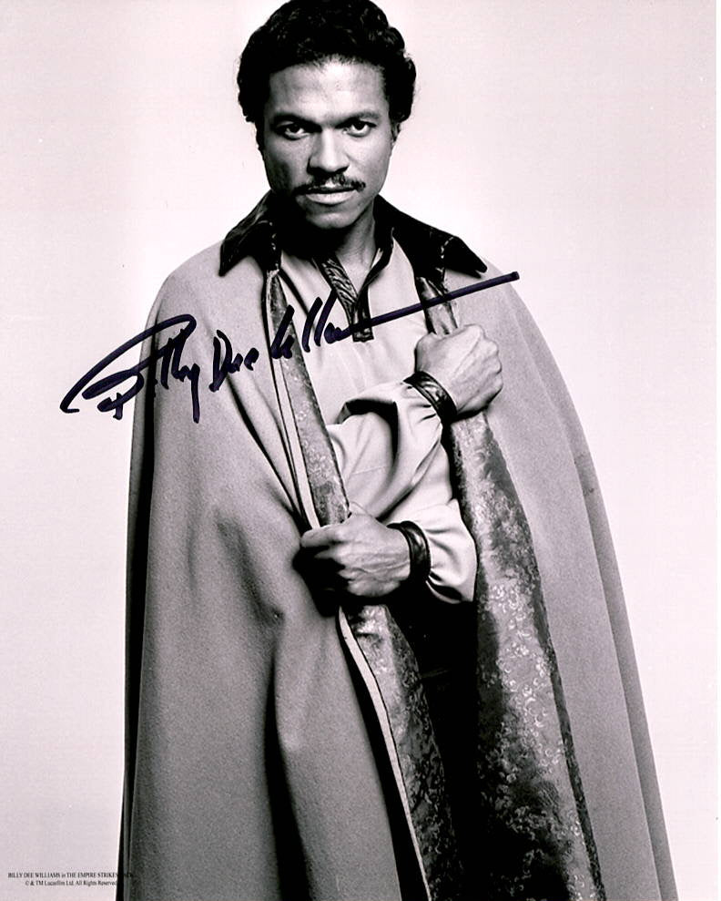 Billy Dee Williams "Star Wars The Empire Strikes Back" signed 8x10 photo