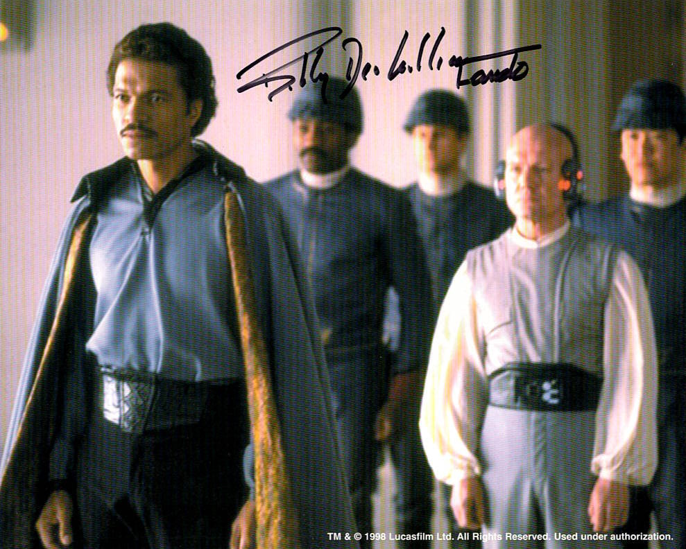 Billy Dee Williams "Star Wars The Empire Strikes Back" signed 8x10 photo