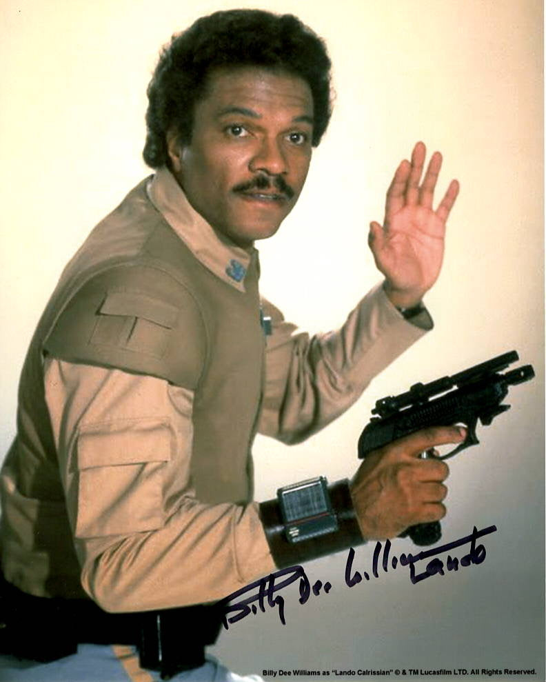Billy Dee Williams "Star Wars Return of the Jedi" signed 8x10 photo