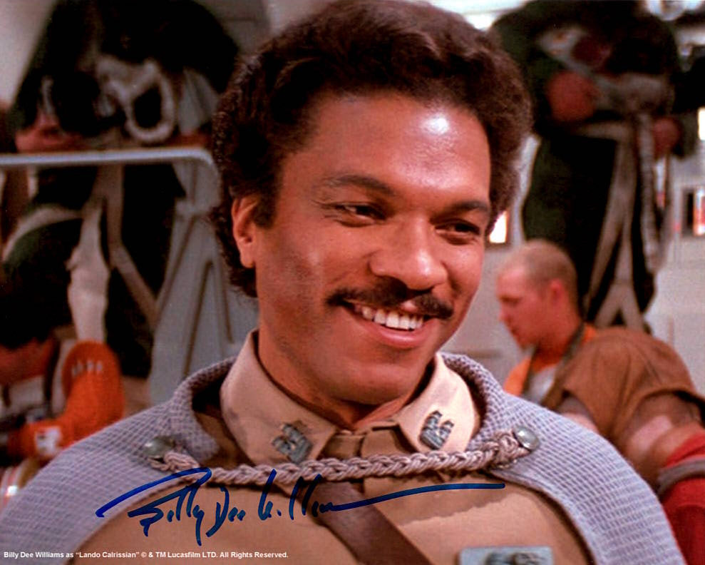 Billy Dee Williams "Star Wars Return of the Jedi" signed 8x10 photo