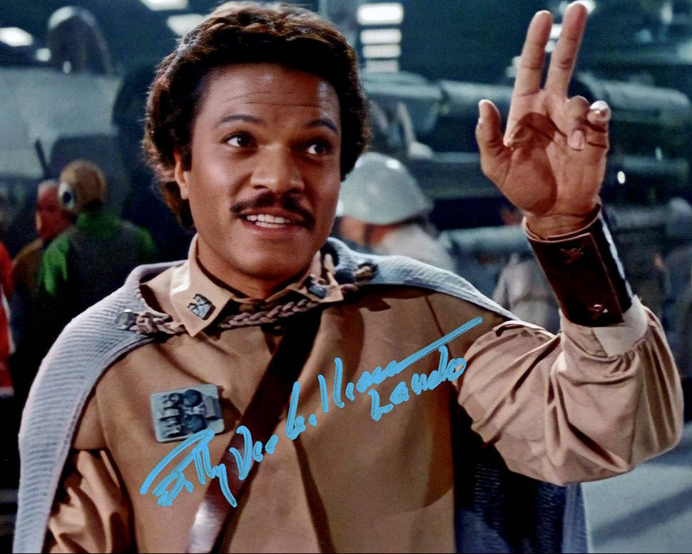 Billy Dee Williams "Star Wars Return of the Jedi" signed 8x10 photo