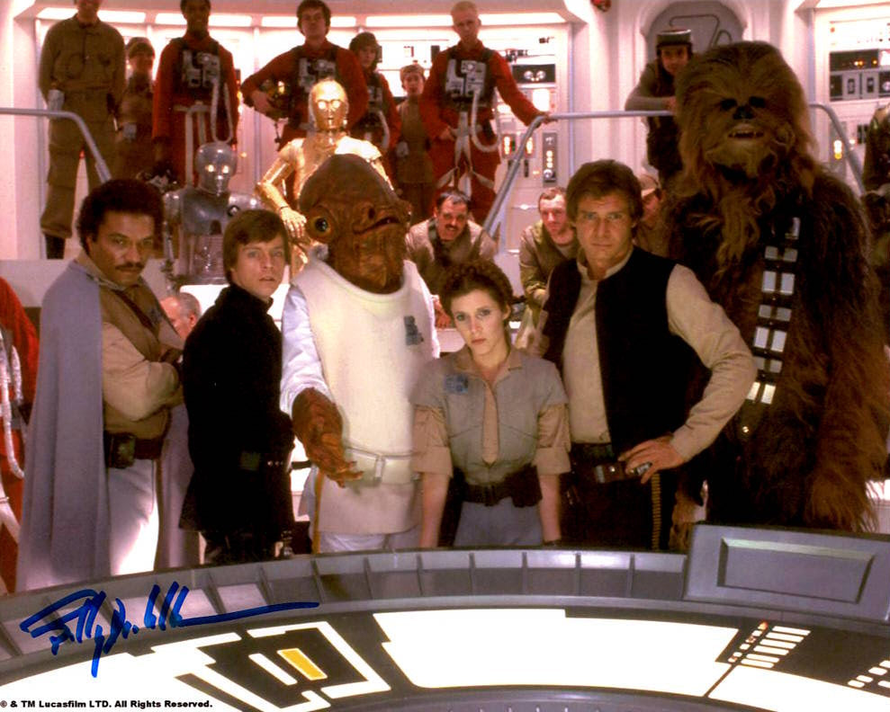 Billy Dee Williams "Star Wars Return of the Jedi" signed 8x10 photo