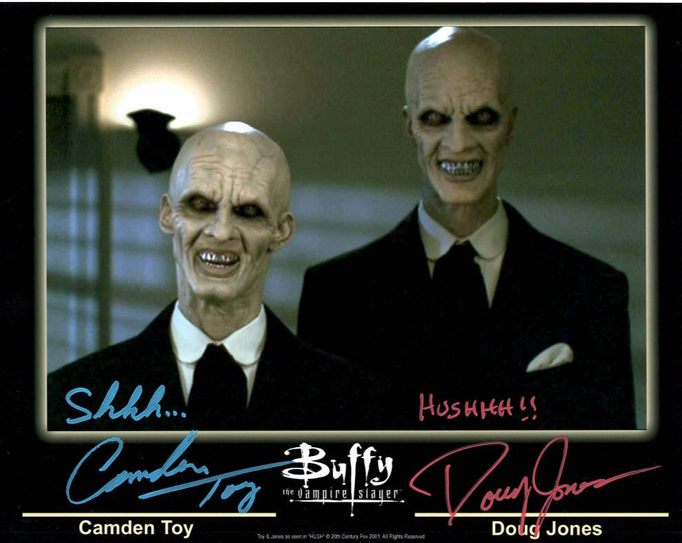 Doug Jones & Camden Toy "Buffy the Vampire Slayer" dual signed 8x10 photo