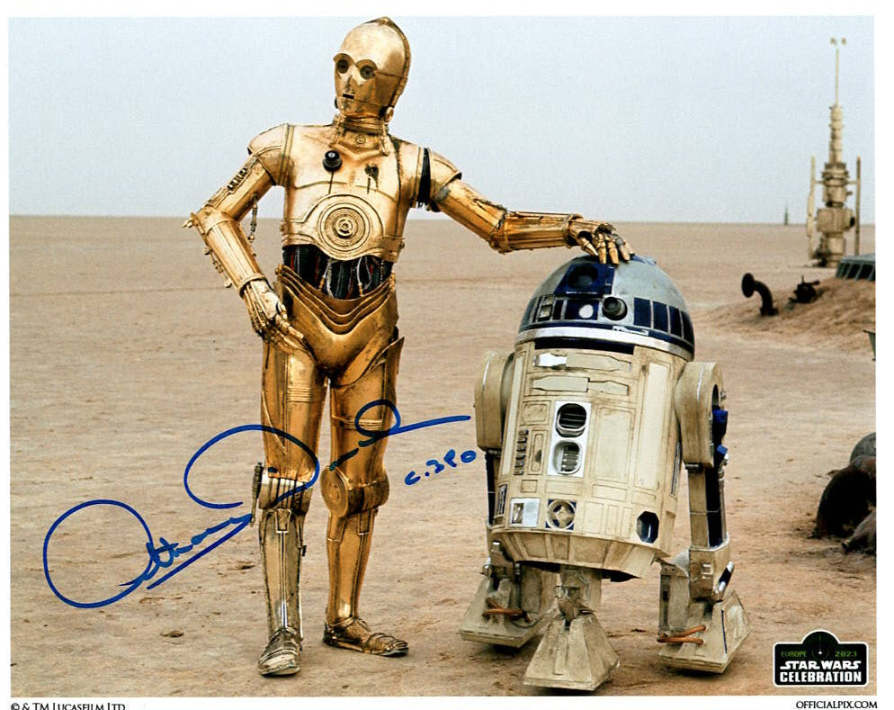 Anthony Daniels "Star Wars A New Hope" signed 8x10