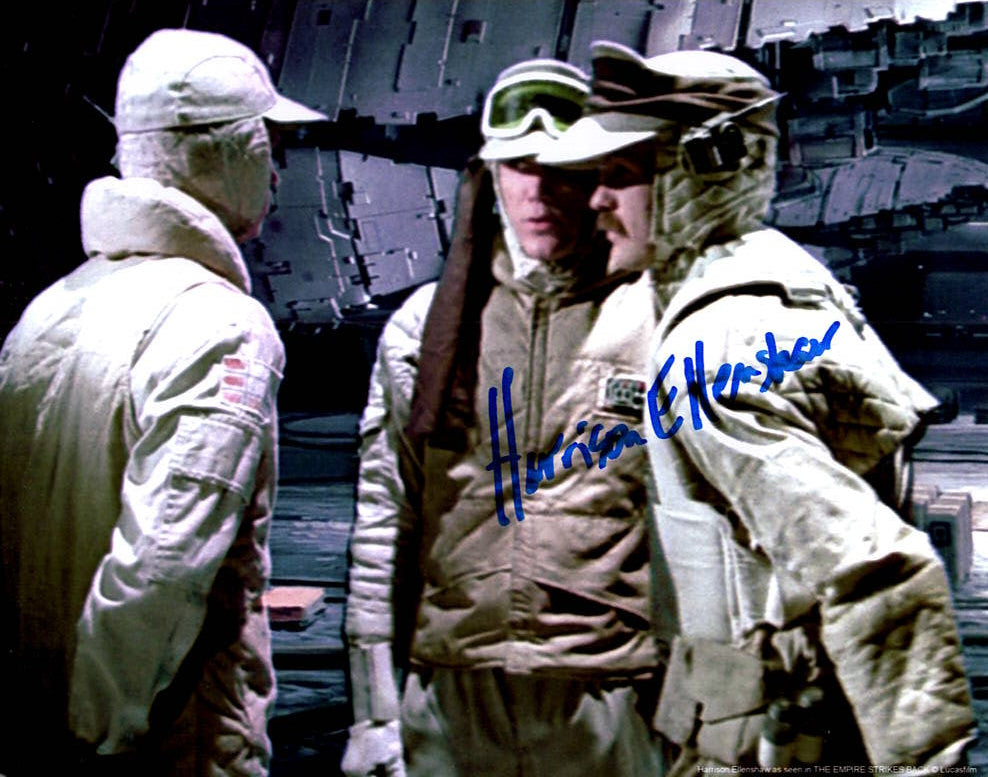 Harrison Ellenshaw "Star Wars The Empire Strikes Back" signed 8x10 photo