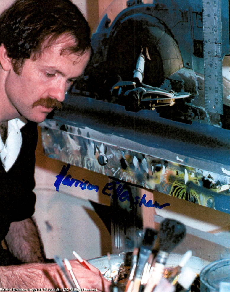 Harrison Ellenshaw "Star Wars The Empire Strikes Back" signed 8x10 photo