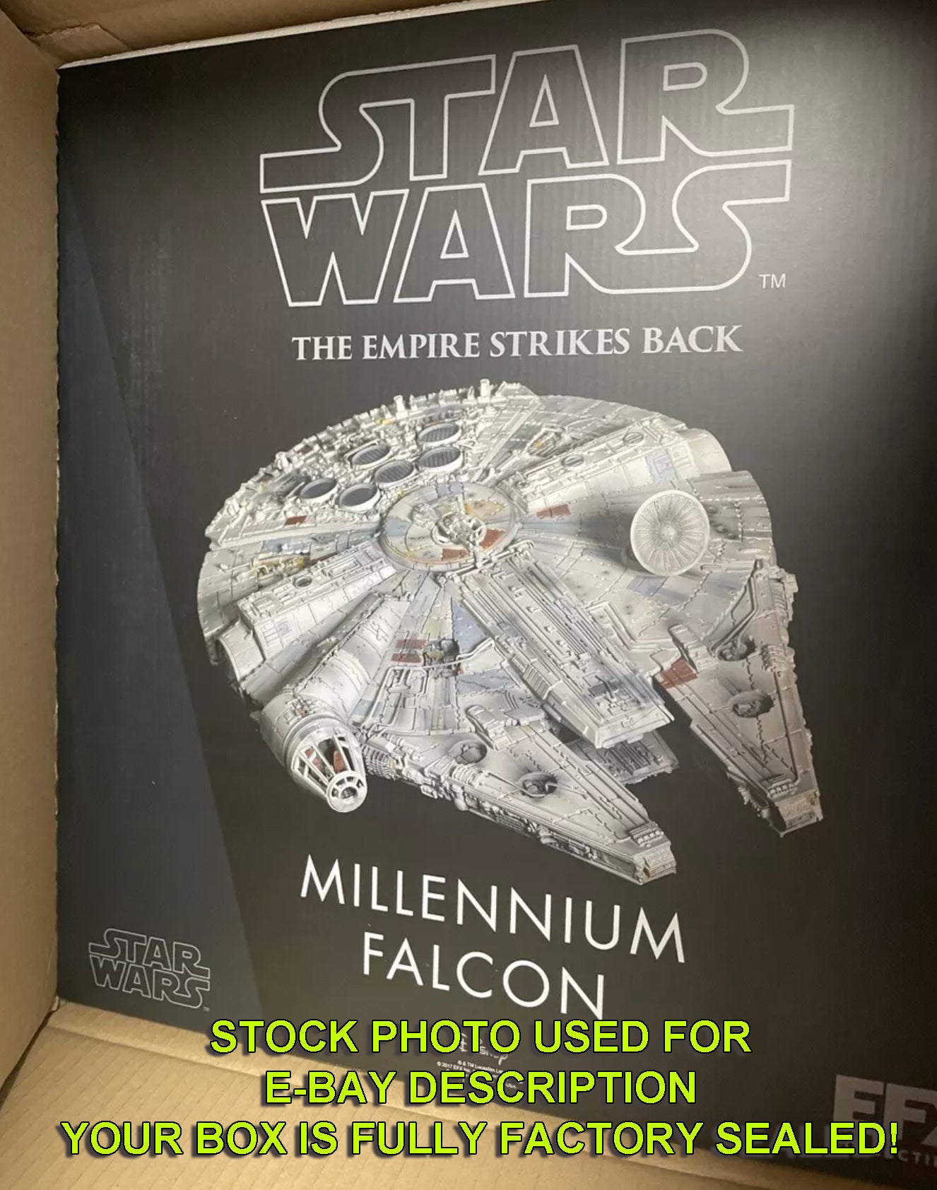 Harrison Ford & Billy Dee Williams Millennium Falcon "Star Wars The Empire Strikes Back" signed limited edition prop replica from EFX Collectibles