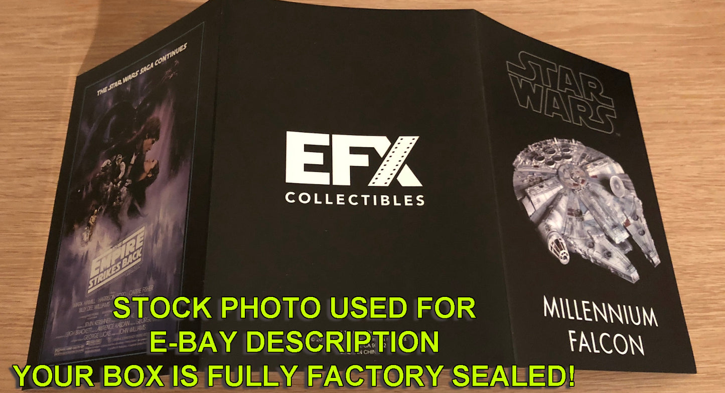Harrison Ford & Billy Dee Williams Millennium Falcon "Star Wars The Empire Strikes Back" signed limited edition prop replica from EFX Collectibles