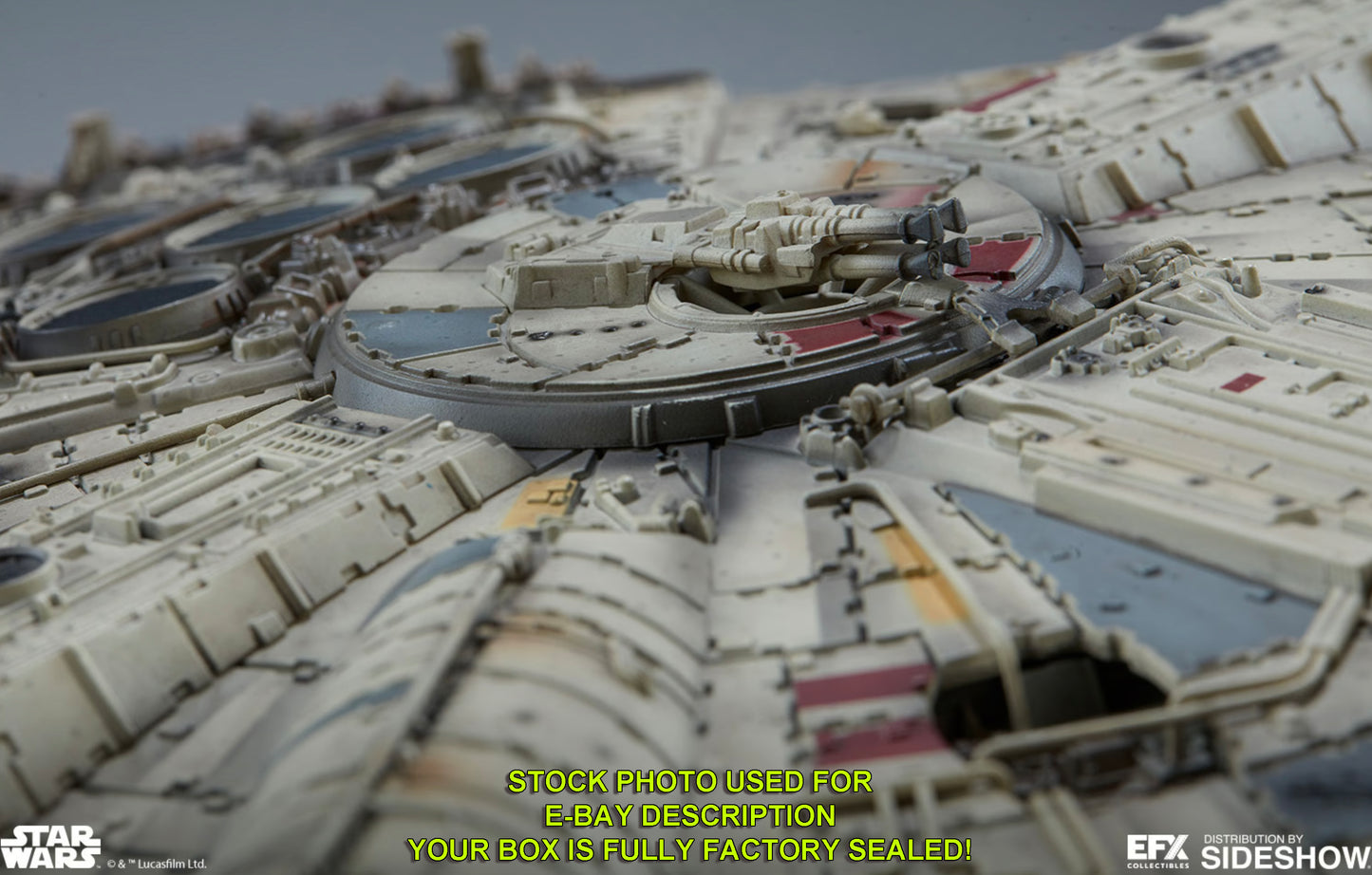Harrison Ford & Billy Dee Williams Millennium Falcon "Star Wars The Empire Strikes Back" signed limited edition prop replica from EFX Collectibles