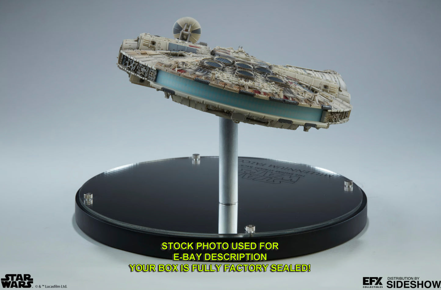 Harrison Ford & Billy Dee Williams Millennium Falcon "Star Wars The Empire Strikes Back" signed limited edition prop replica from EFX Collectibles