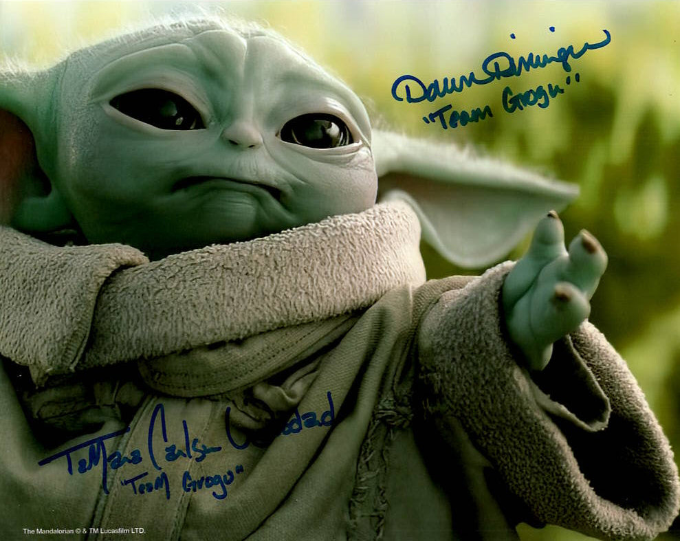 TaMara Carlson Woodard & Dawn Dininger "Star Wars The Mandalorian" dual signed 8x10 photo