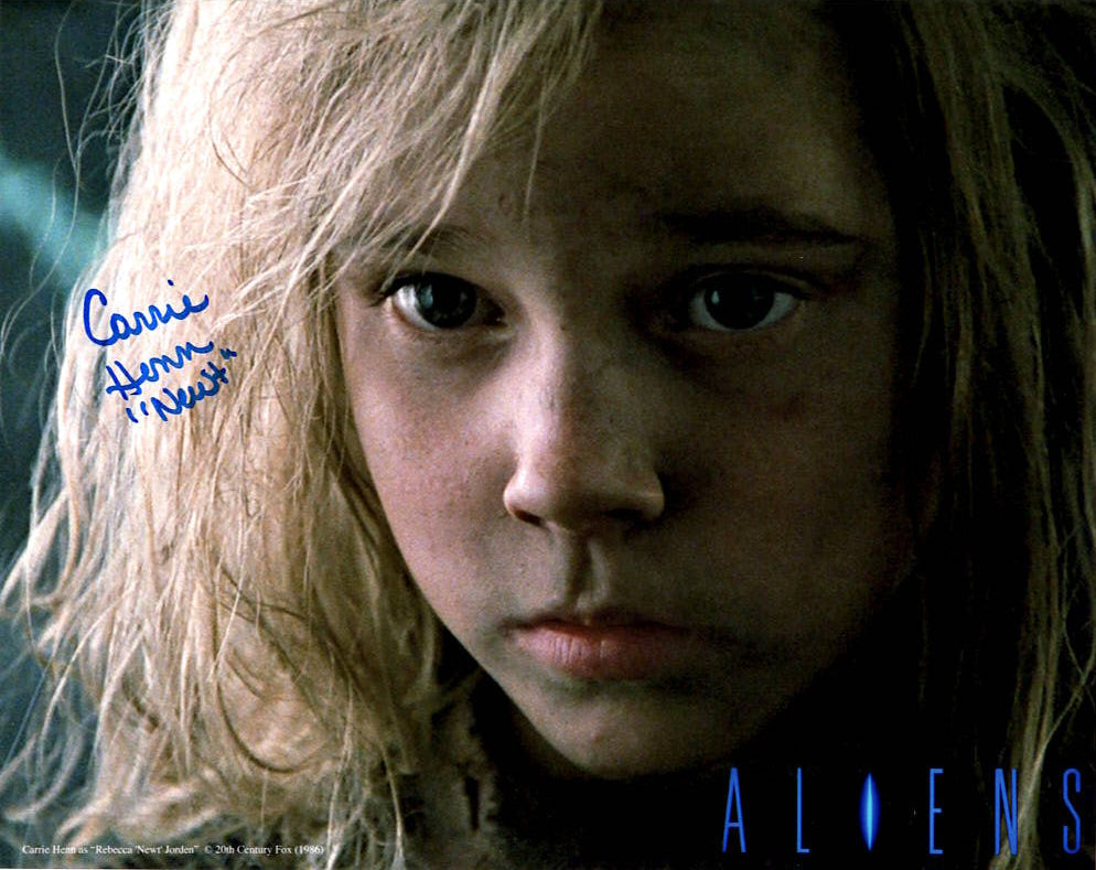 Carrie Henn "ALIENS" signed 8x10 photo