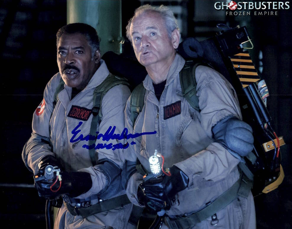 Ernie Hudson "Ghostbusters Frozen Empire" signed 8x10 photo