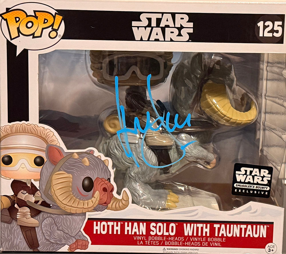 Harrison Ford "Star Wars The Empire Strikes Back" signed Smuggler's Bounty Exclusive FUNKO POP #125