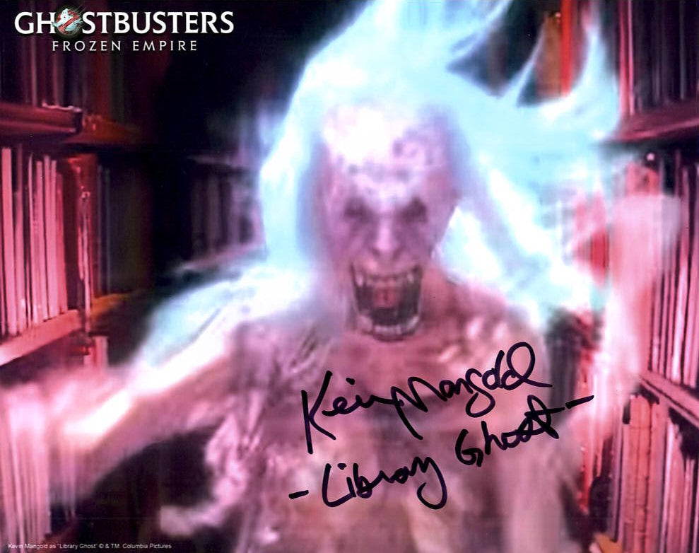 Kevin Mangold "Ghostbusters Frozen Empire" signed 8x10 photo