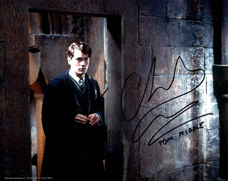 Christian Coulson "Harry Potter and the Chamber of Secrets" signed 8x10 photo