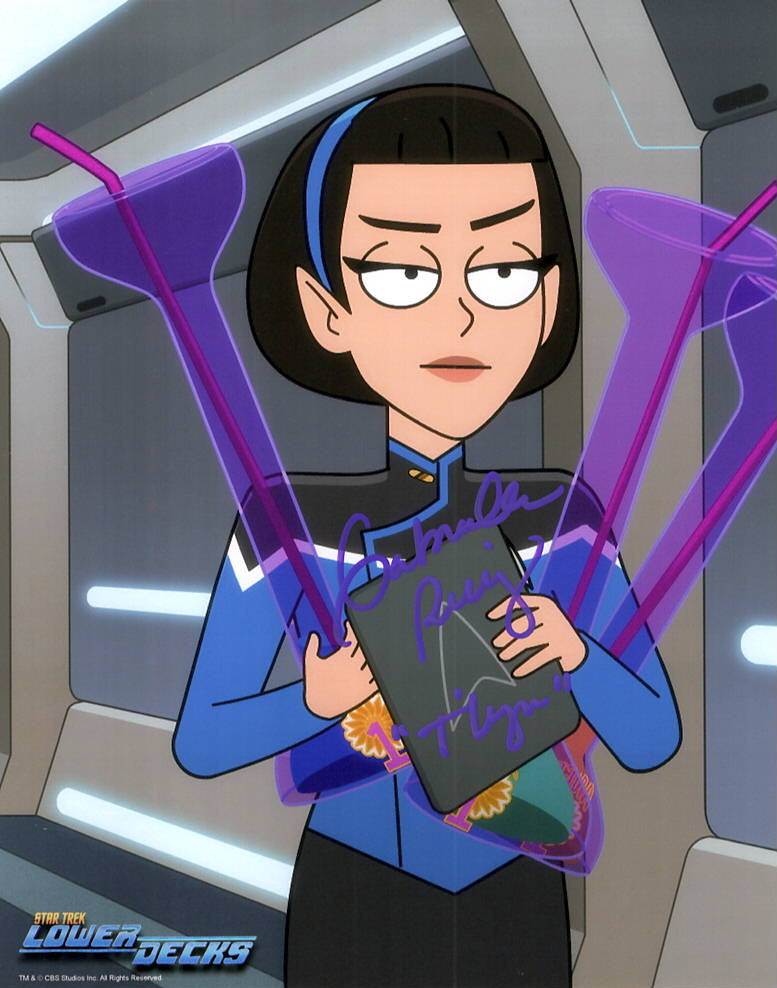 Gabrielle Ruiz "Star Trek Lower Decks" signed 8x10 photo