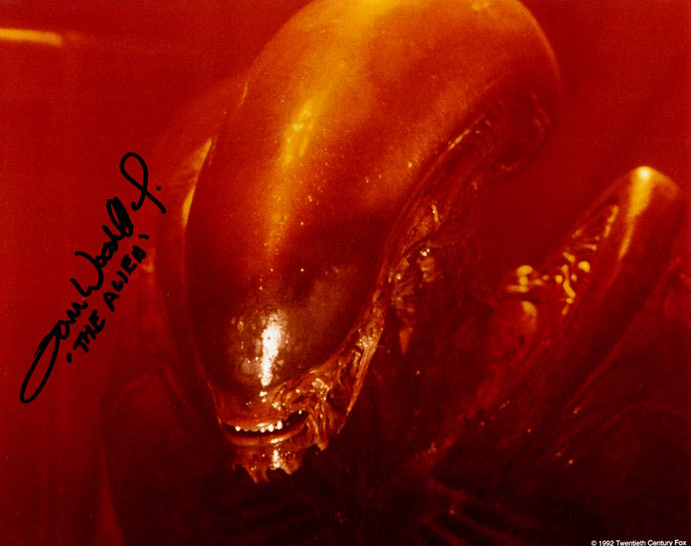 Tom Woodruff Jr. "ALIEN 3" signed 8x10 photo