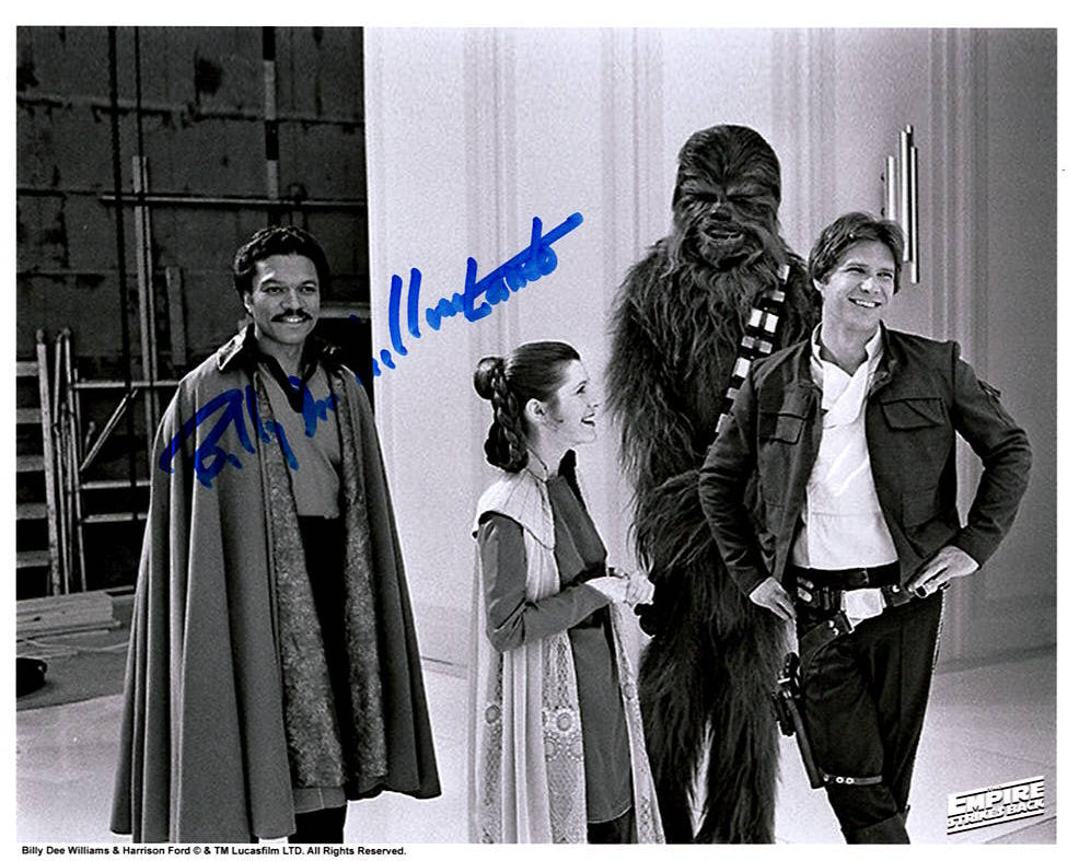 Billy Dee Williams "Star Wars The Empire Strikes Back" signed 8x10 photo