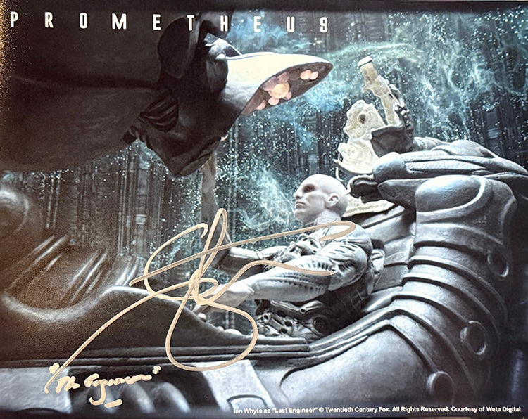 Ian Whyte "PROMETHEUS" signed 8x10 photo