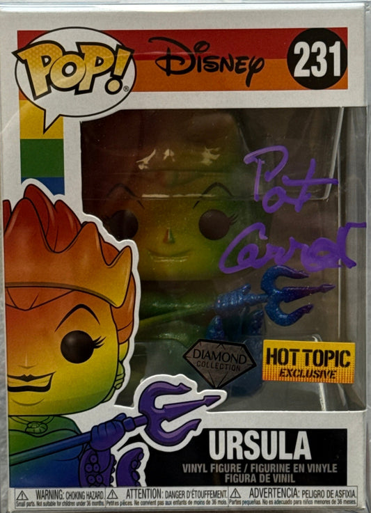 Pat Carroll "The Little Mermaid' signed Funko POP