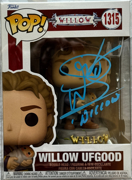 Warwick Davis "Willow" signed Funko POP