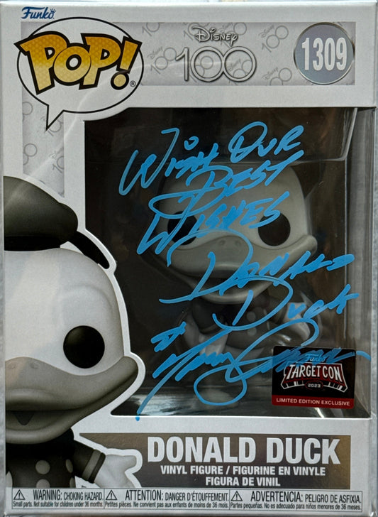 Tony Anselmo "Disney's Donald Duck" signed Funko POP