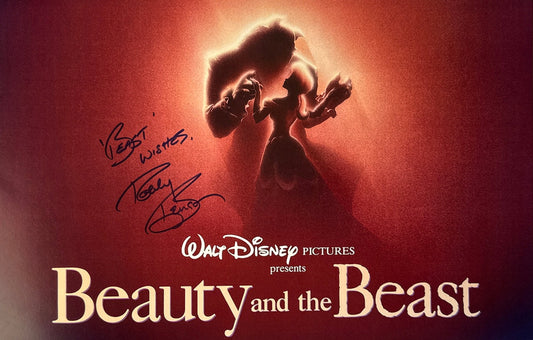 Robby Benson "Beauty and the Beast" signed 11x17 poster