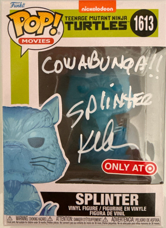Kevin Clash "Teenage Mutant Ninja Turtles" signed TARGET Exclusive Funko POP #1613