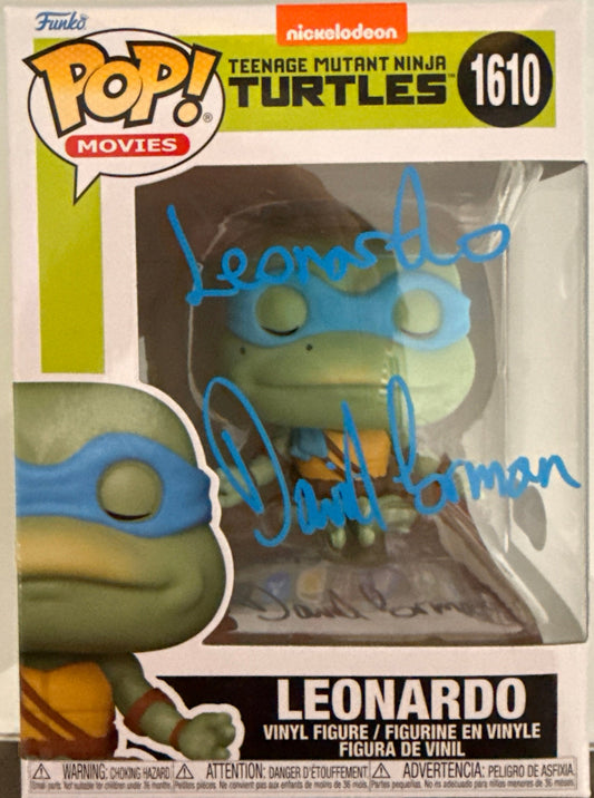 David Forman "Teenage Mutant Ninja Turtles" signed Funko POP #1610