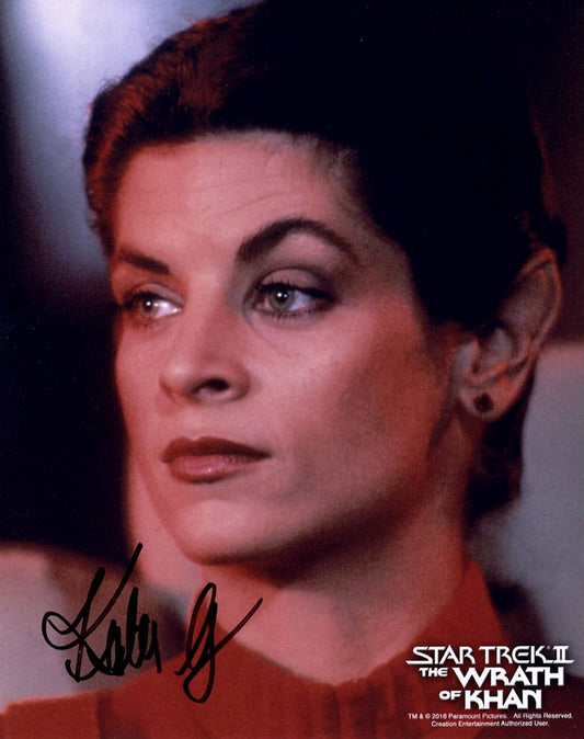 Kirstie Alley "Star Trek II The Wrath of Khan" signed 8x10 photo
