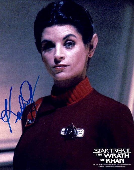 Kirstie Alley "Star Trek II The Wrath of Khan" signed 8x10 photo