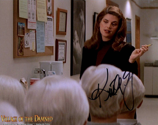 Kirstie Alley "Village of the Damned" signed 8x10 photo