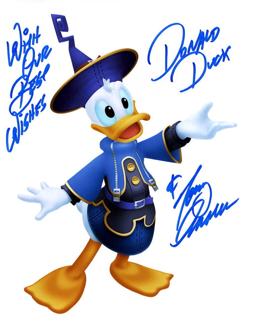 Tony Anselmo "Disney's Donald Duck - Kingdom Hearts" signed 8x10 photo
