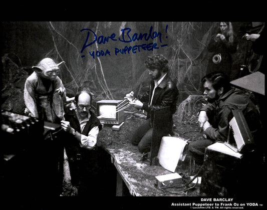 Dave Barclay "Star Wars The Empire Strikes Back" signed 8x10 photo