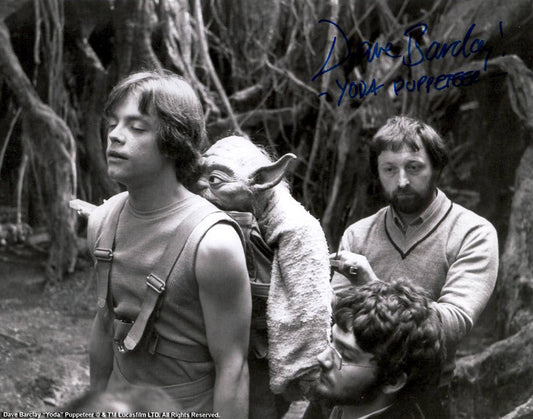 Dave Barclay "Star Wars The Empire Strikes Back" signed 8x10 photo